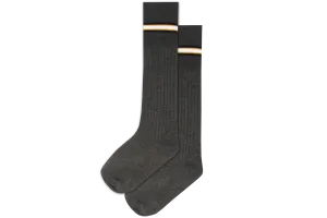 Boys 3/4 Striped Long Socks - Sarnia Primary
