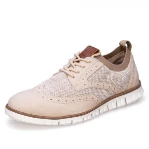 West Louis Breathable Lightweight Brogue Men Casual Shoes